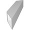 Ekena Millwork 5 1/2-in. W x 18-in. D x 30-in. H Traditional Architectural Grade PVC Knee Brace BRCP055X18X30TRA - alternate 6